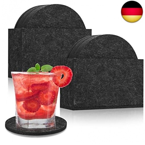 Stk filz untersetzer - untersetzer, rund